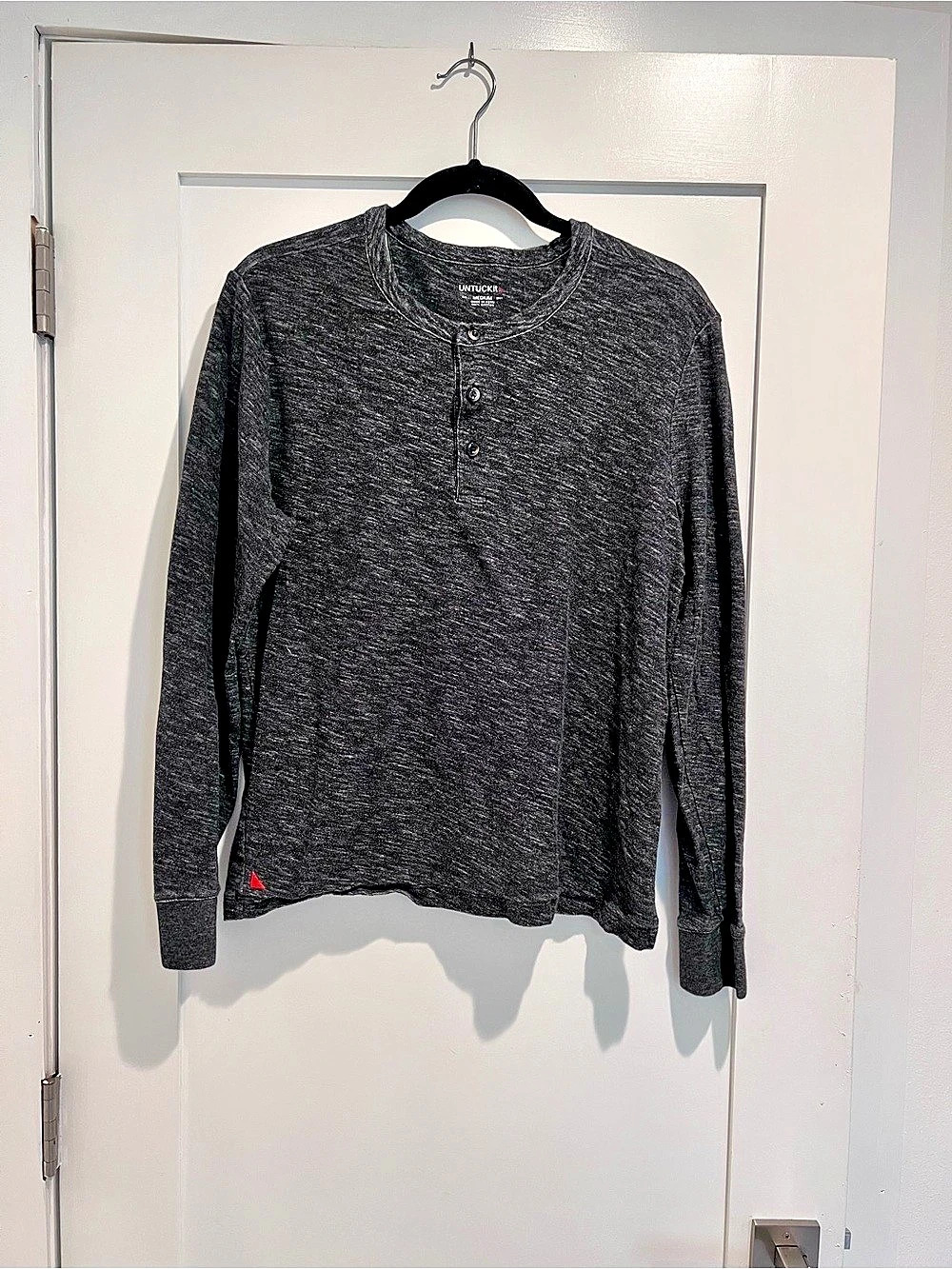 UNTUCKit Men's Cotton Long Sleeve Shirt Size Medium O89 never worn